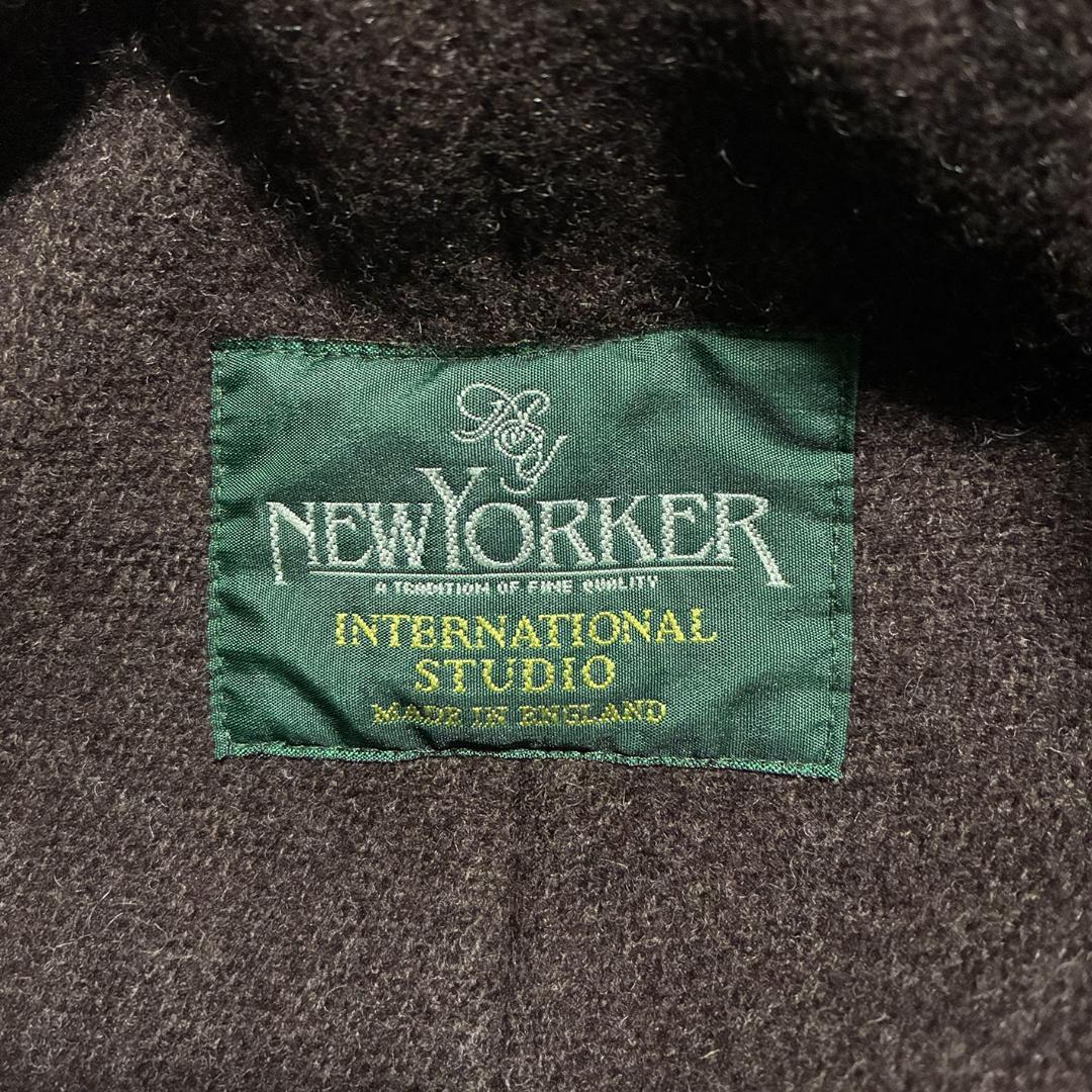 希少　ニューヨーカー　ダッフルコート　ヘリンボーン　ムーアブルック ブラウン