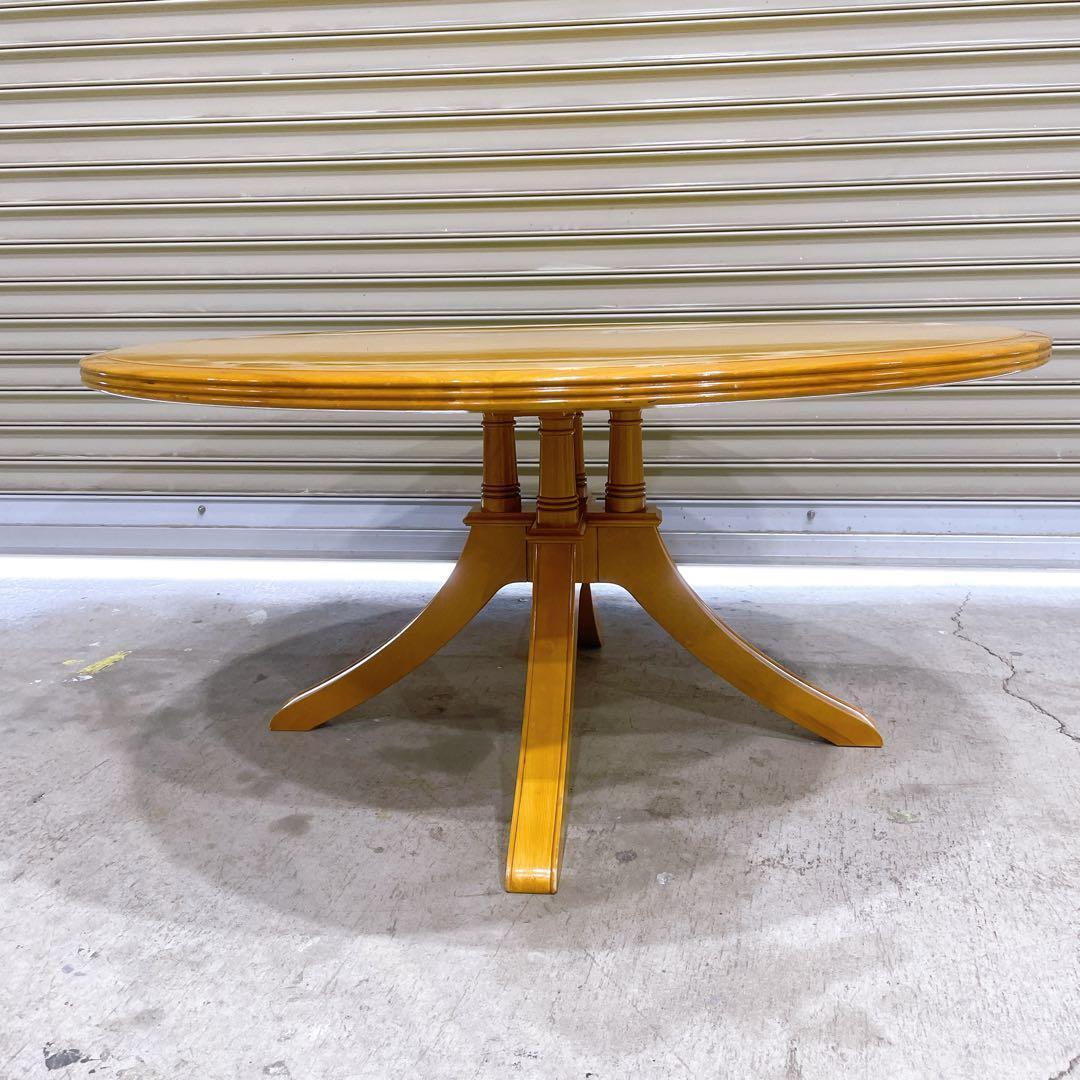 【送料込】モリシゲ家具 フローラ センターテーブル ローテーブル 4本支柱①