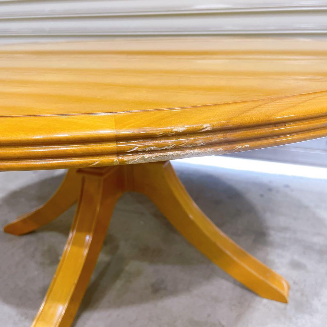 【送料込】モリシゲ家具 フローラ センターテーブル ローテーブル 4本支柱①