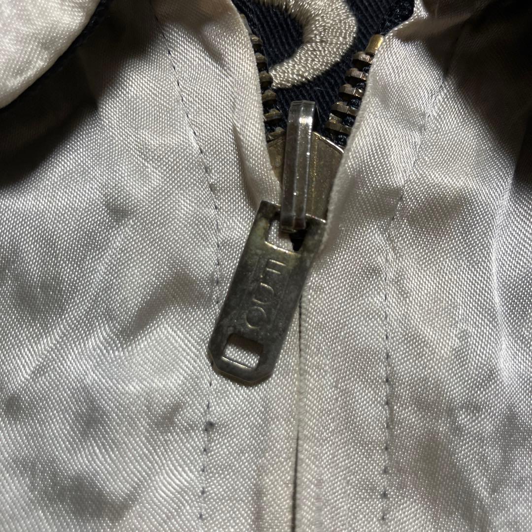 80s 90s クリームソーダ　スカジャン　襟付き　リバーシブル　ヴィンテージ