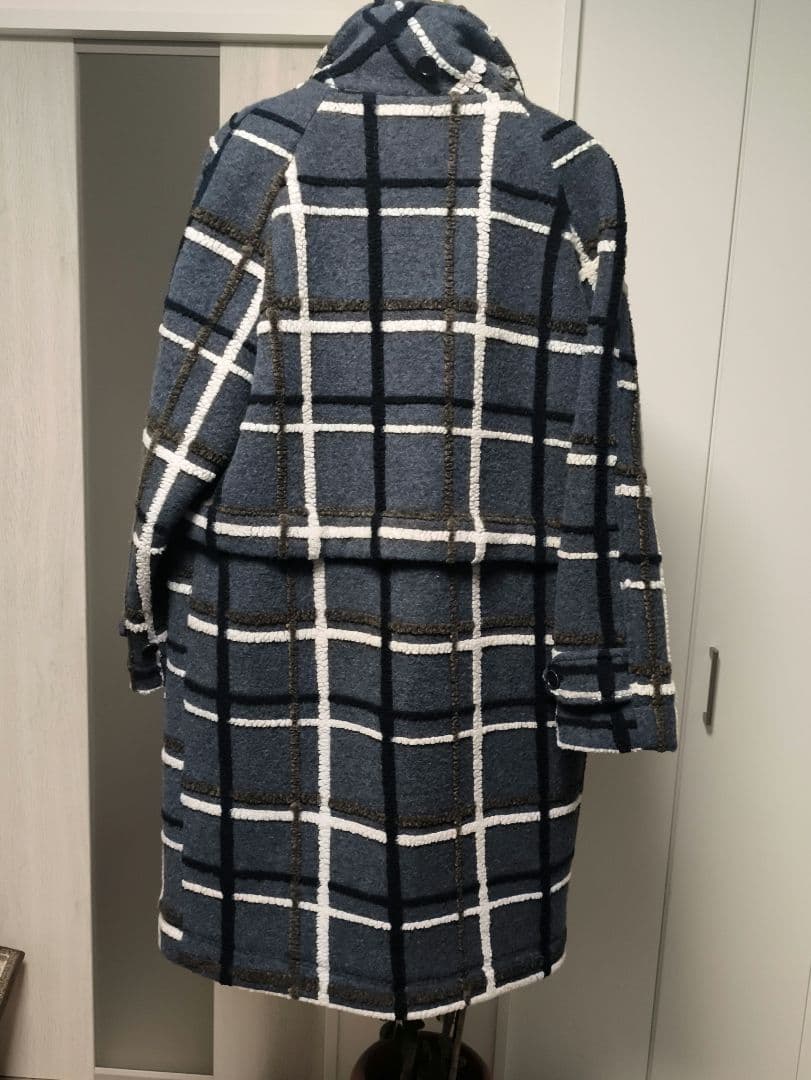 【期間限定価格】美品 HENRIK VIBSKOV チェック ウールコート