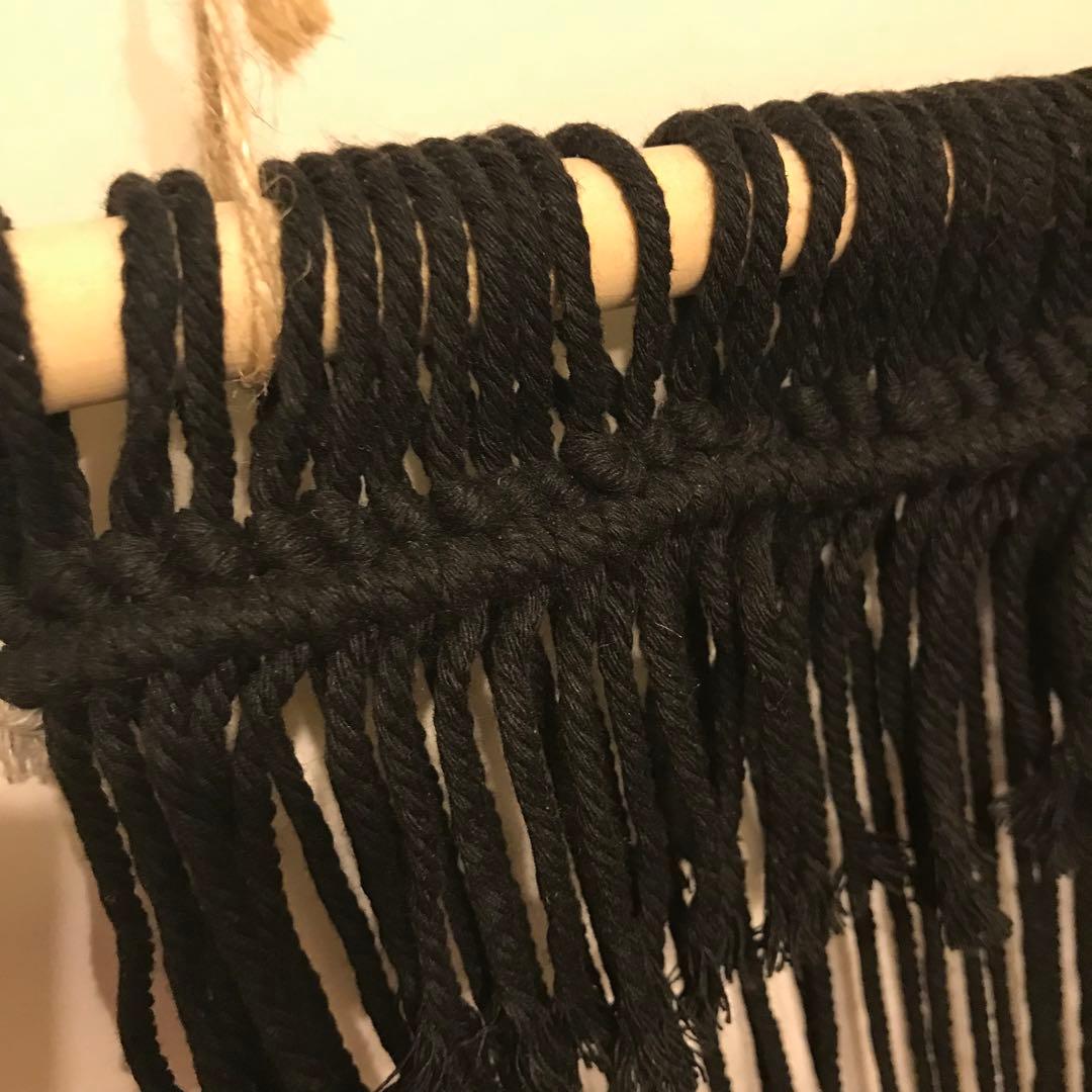 大型マクラメ？シンプル壁飾り。北欧インテリア