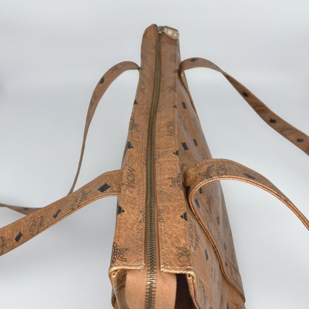 MCM エムシーエム　ヴィセトス柄トートバッグ　肩掛け　レザー