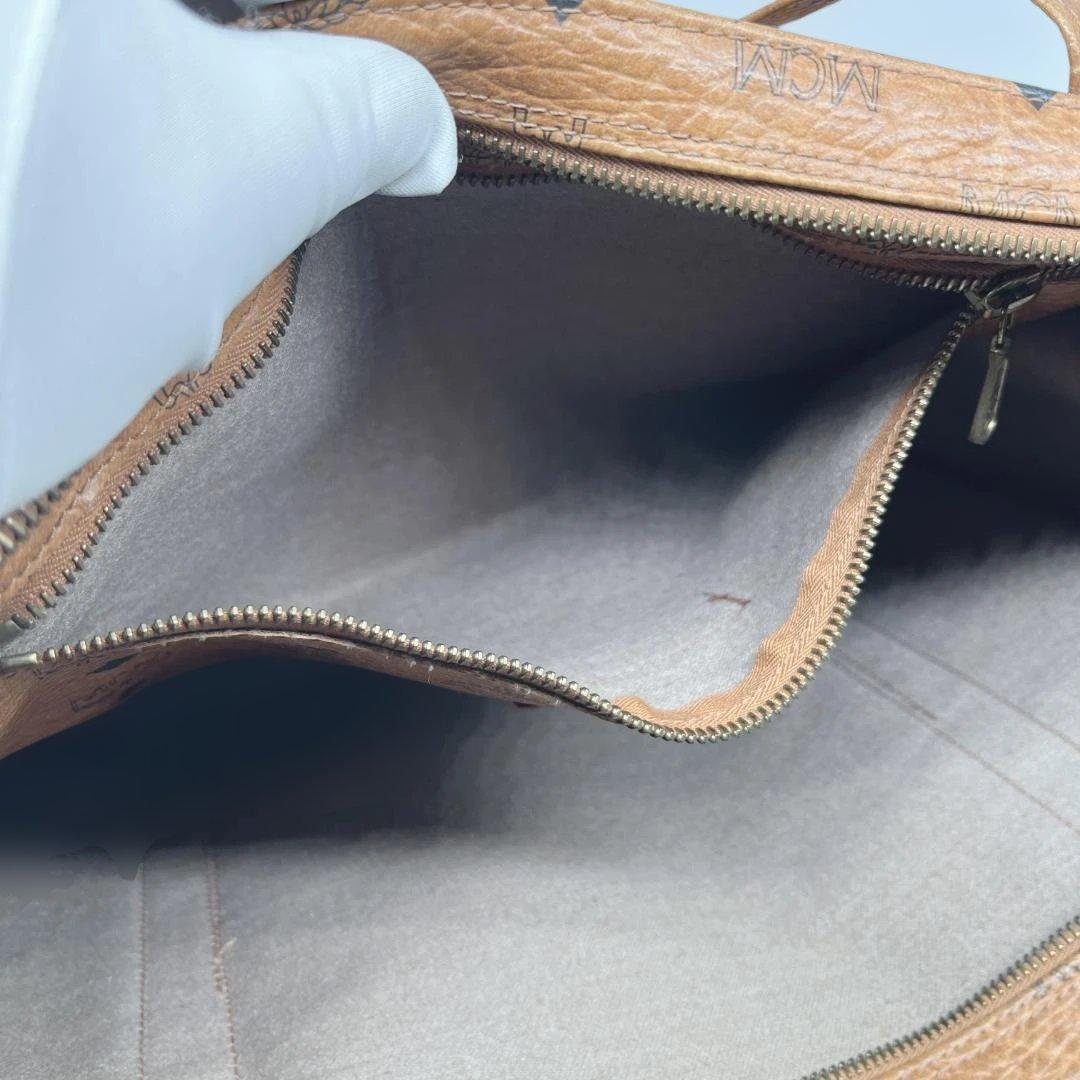 MCM エムシーエム　ヴィセトス柄トートバッグ　肩掛け　レザー