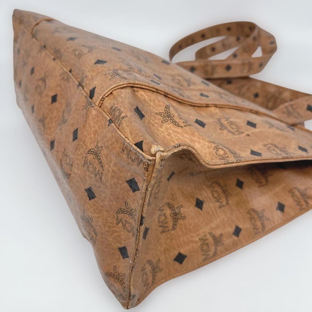 MCM エムシーエム　ヴィセトス柄トートバッグ　肩掛け　レザー