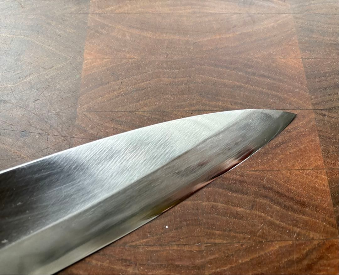 堺打刃物　出刃　170mm 6寸　包丁　薄口　舟行　和包丁　未使用　白鋼