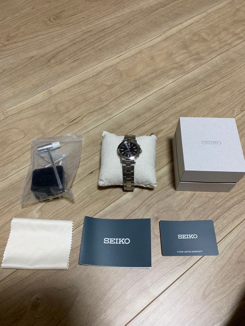 SEIKO ソーラー電波腕時計 SBTM169