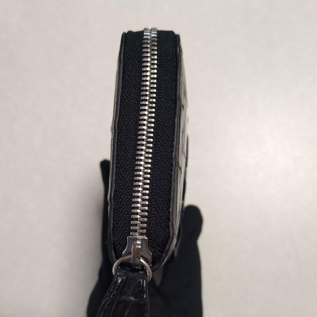 新品　CROCODILE クロコダイルレザー 長財布 ブラック