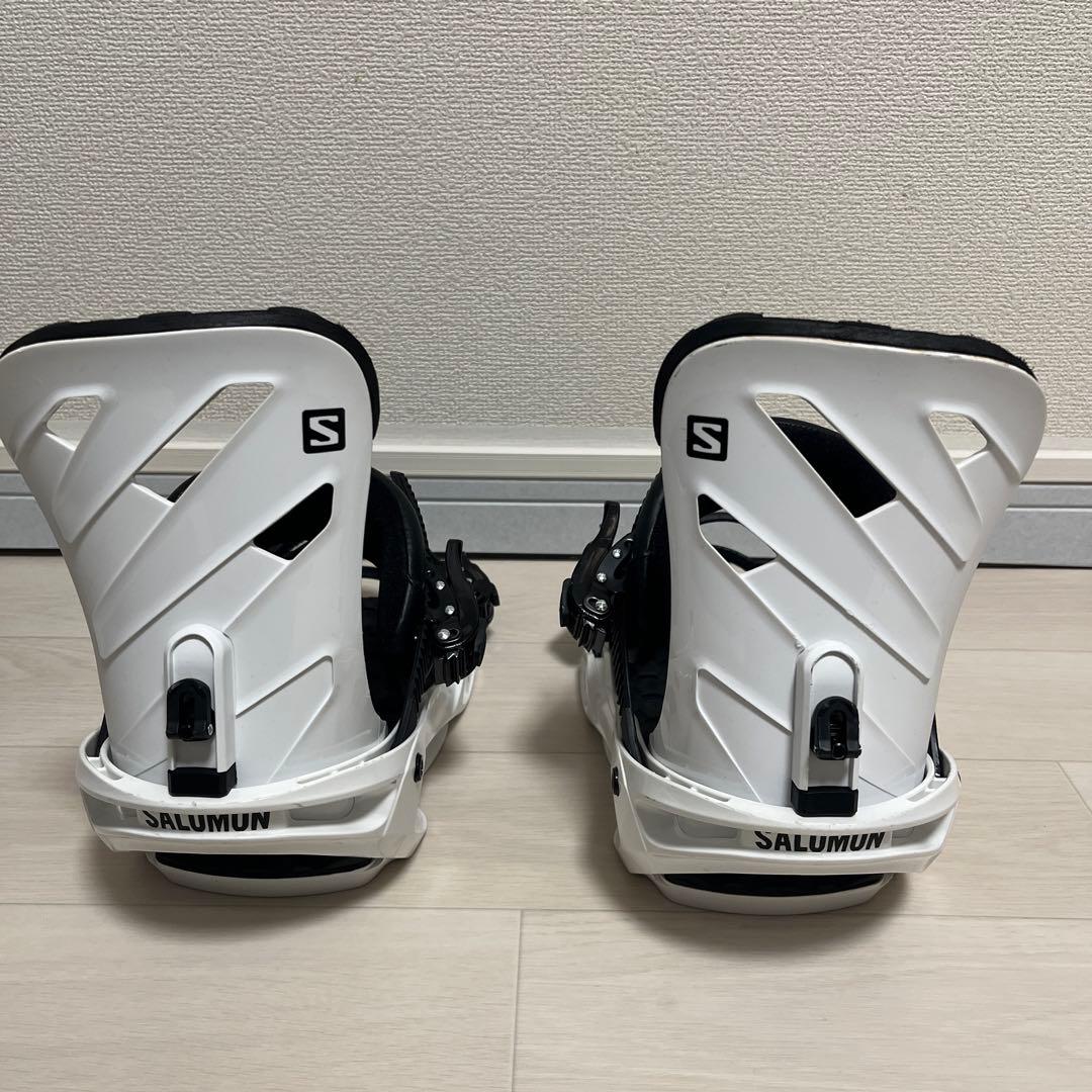 SALOMON スノーボードビンディング ホワイト