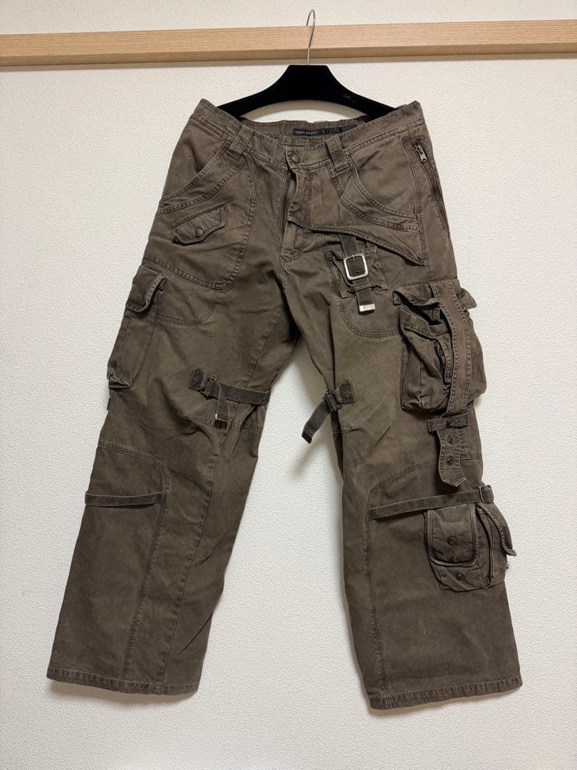 kimimori morishita /キミノリ モリシタ　ブラックカーゴパンツ