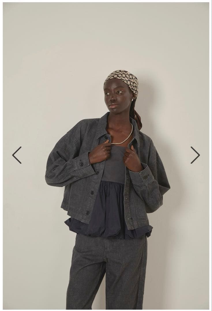 CAVEZA ROSSO 8/7発売 タフタバルーンベアトップ 新品/送料込み