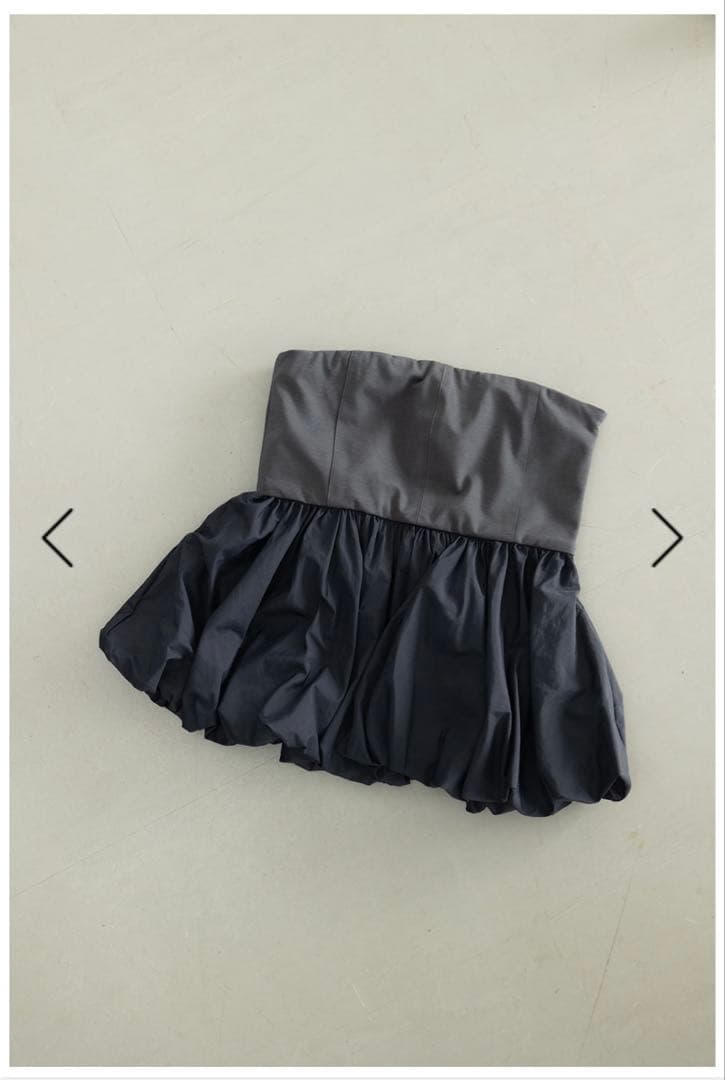 CAVEZA ROSSO 8/7発売 タフタバルーンベアトップ 新品/送料込み