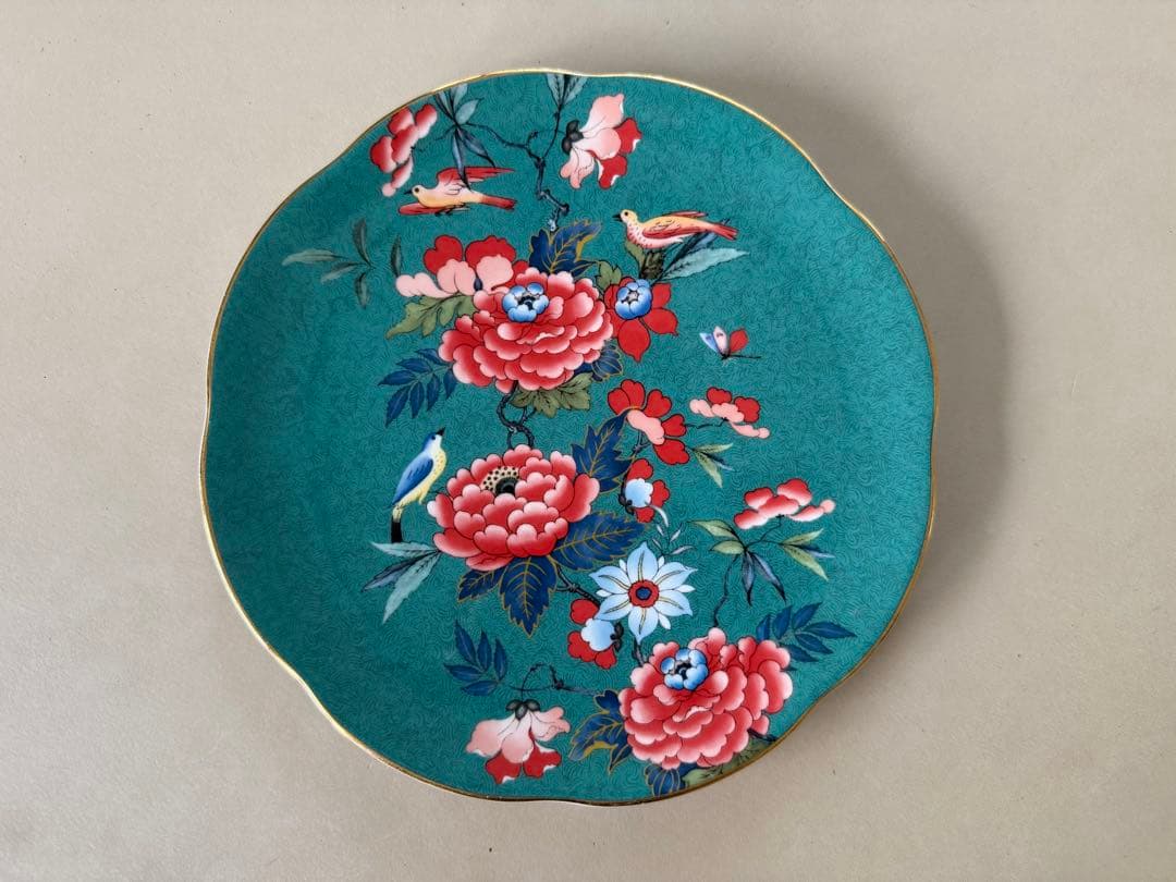 【希少・美品】ウェッジウッド ペオニアブラッシュ ディナープレート27cm 4枚