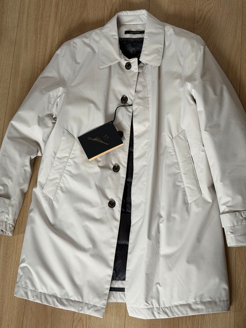 新品未使用　モンテコーレ　ステンカラーコート　ダウンジャケット　48