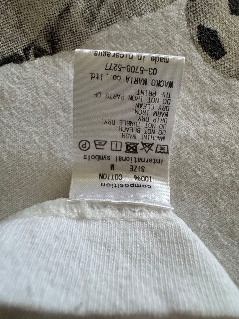 ワコマリア ボブ・マーリー Tシャツ M ホワイト