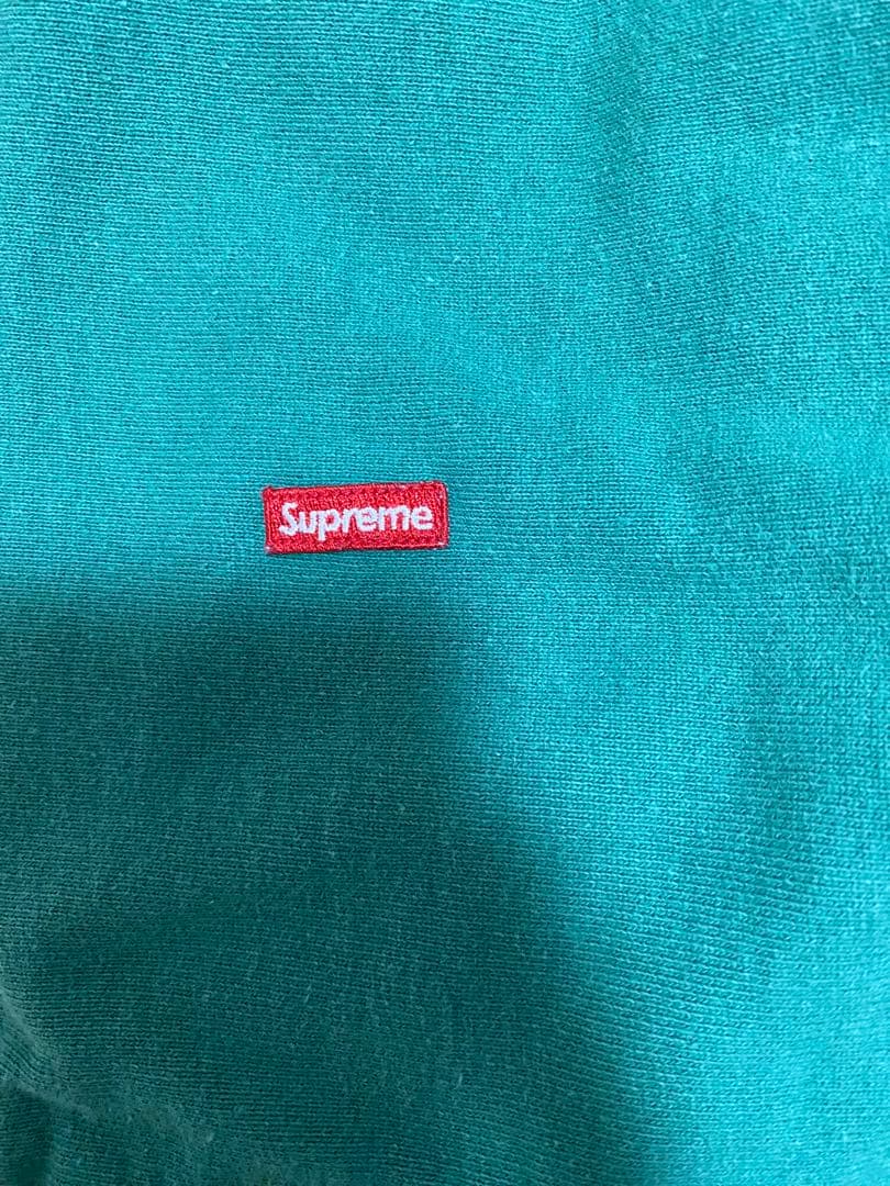 Supreme ボックスロゴ　グリーン XLサイズ パーカー