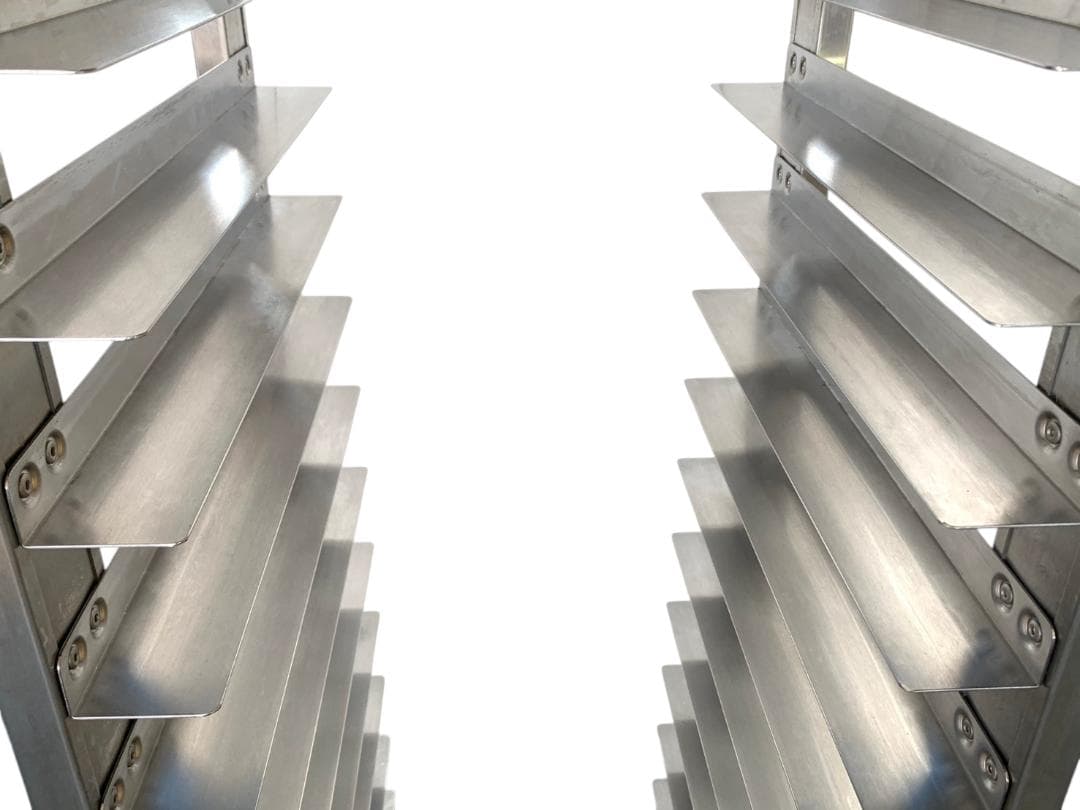 タニコー 業務用ステンレス製ベーカリーラック 16段 キャスター付 パンラック