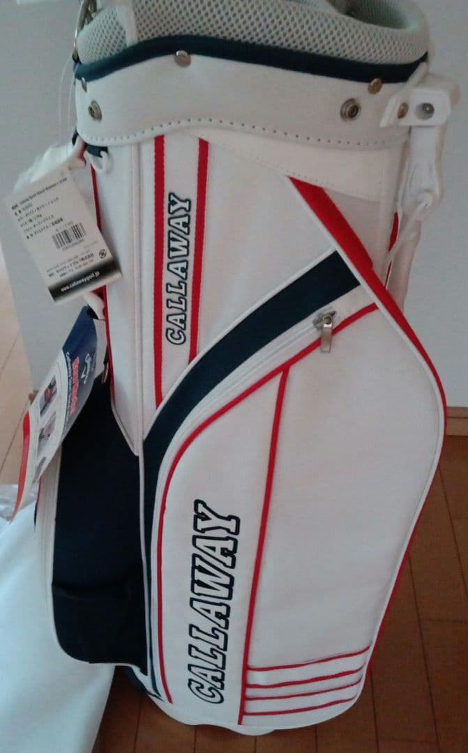 Callaway スタンドバッグ ホワイト・レッド・ネイビー