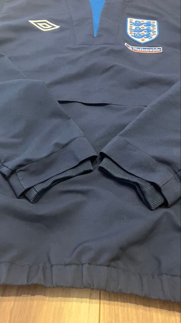 イングランド代表 UMBRO プルオーバードリルトップ古着　XL アンブロ