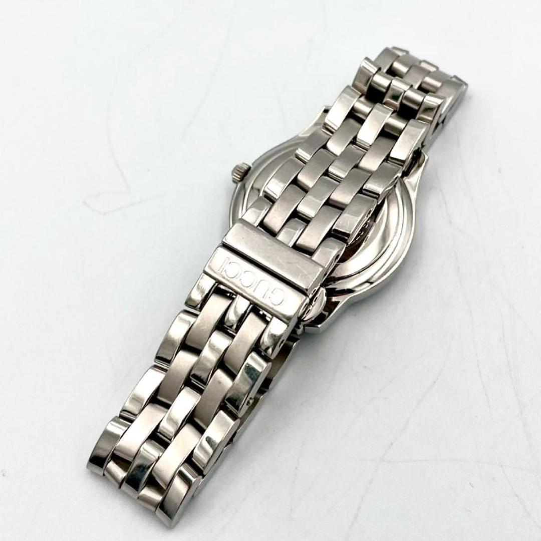 402 美品 グッチ 5500L 腕時計 デイト クォーツ ラウンド 稼働