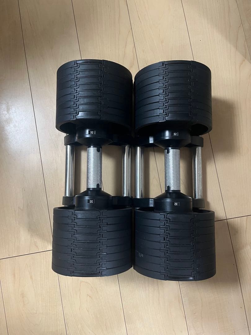 【ヒロさん専用②】可変式ダンベル　フレックスベル2本セット32kg 4kg刻み