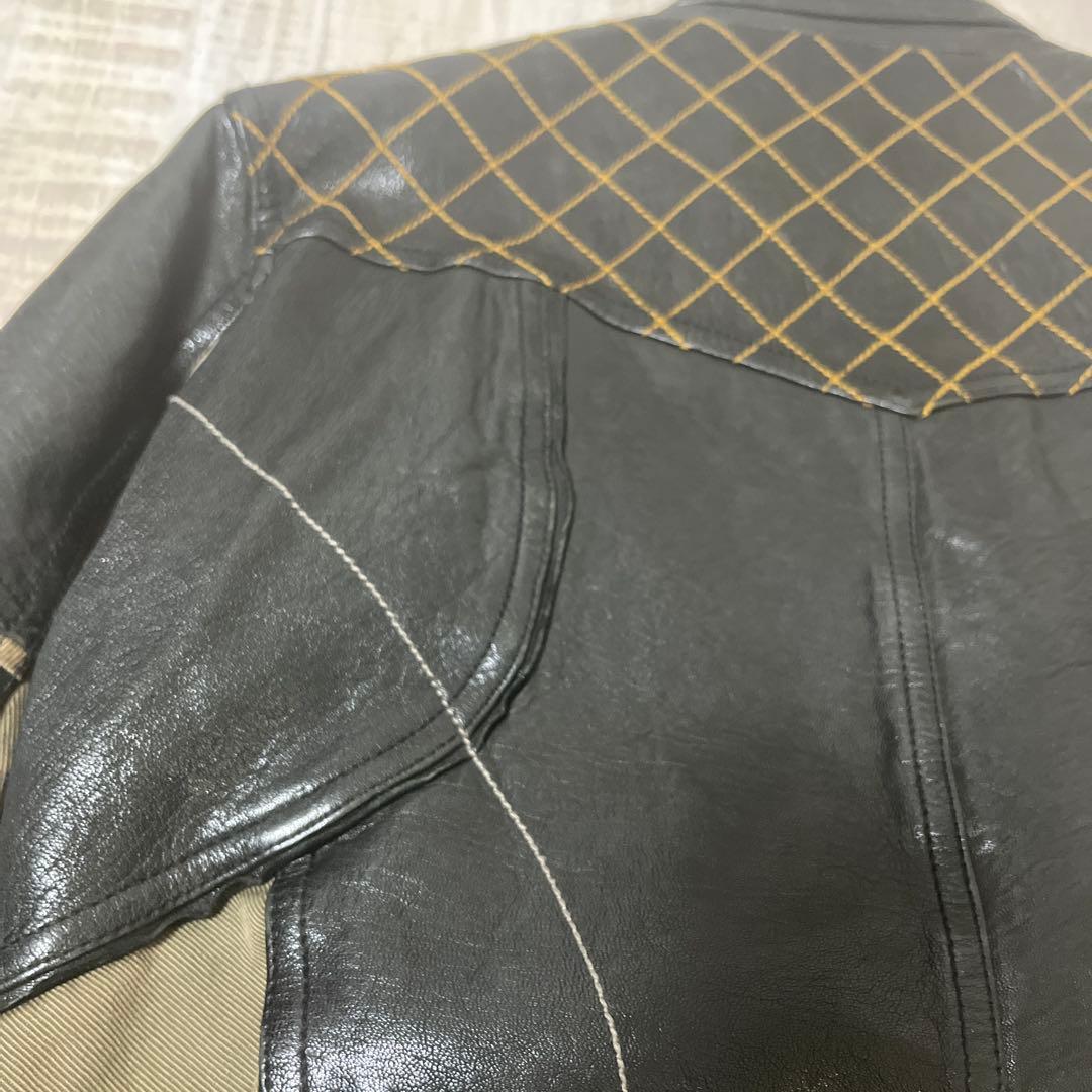 【羊革】MIND BLOW MEN'S BIGI レザー ライダース ジャケット