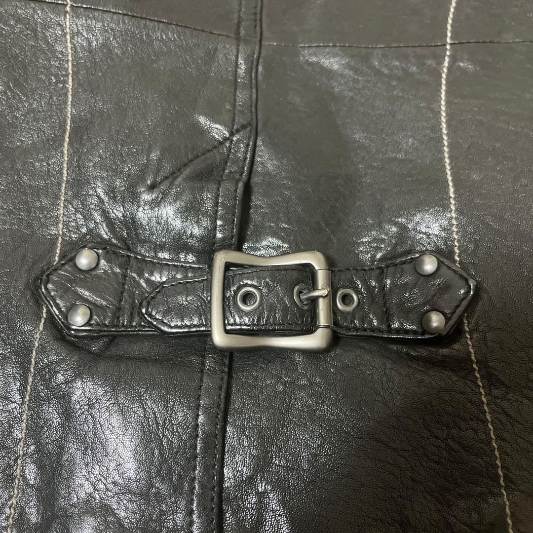 【羊革】MIND BLOW MEN'S BIGI レザー ライダース ジャケット