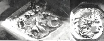 Christofle シルバーナイフ 2本 クリストフル 純銀