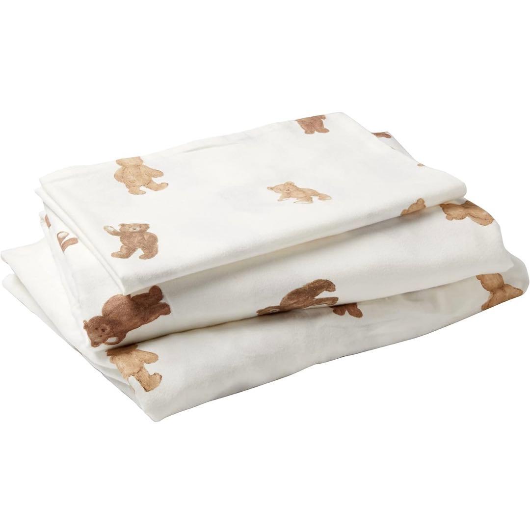 [ジェラート ピケ] Sleep ベア柄3点SETシングル