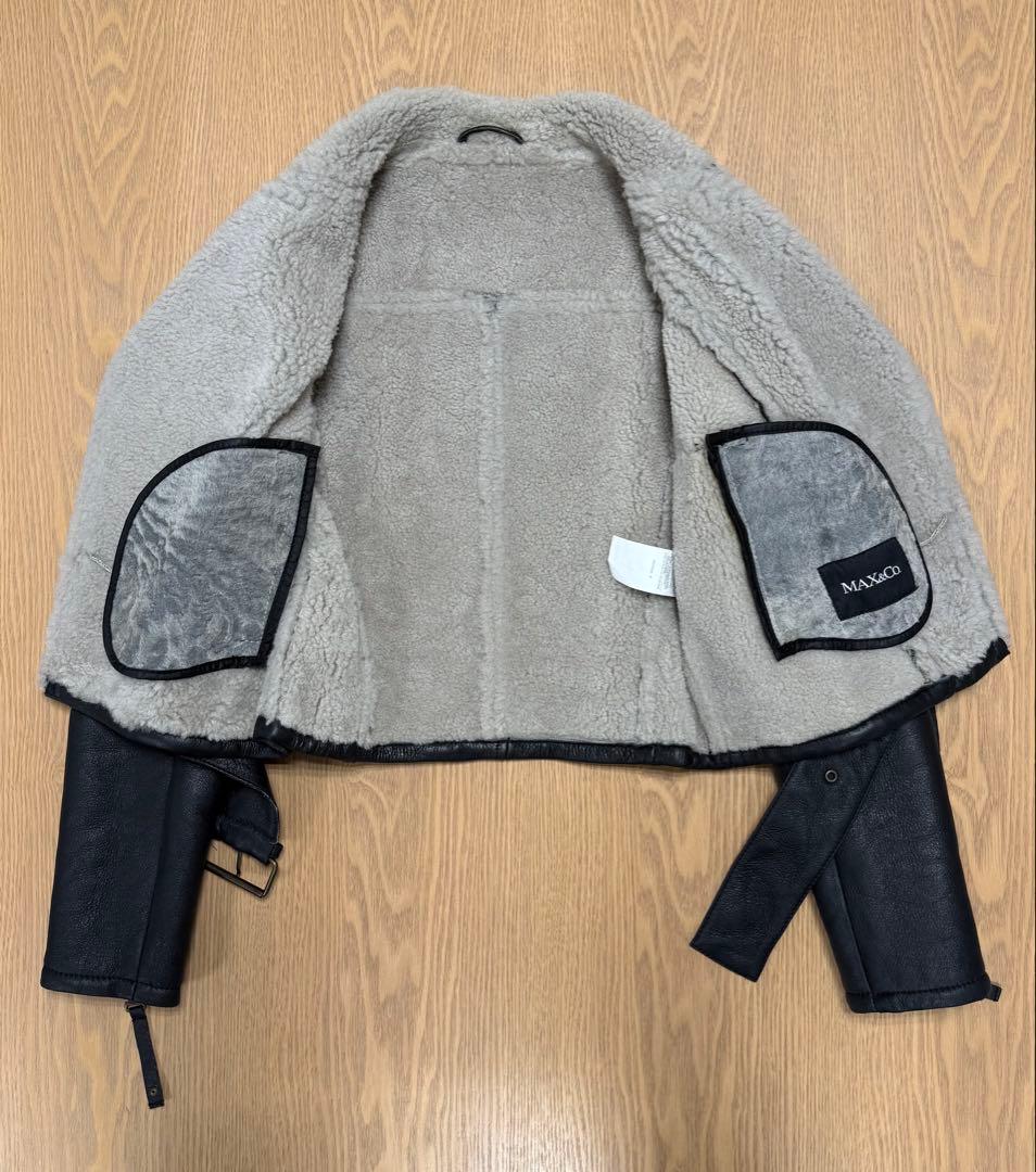新年大安売り【定価17万】MAX&CO ムートンライダース40 極上美品‼️