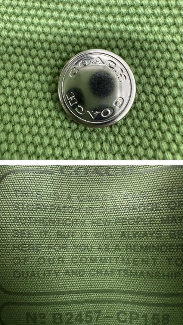 極美品 COACH めるる着用モデル カーゴトート 2way バッグ　34