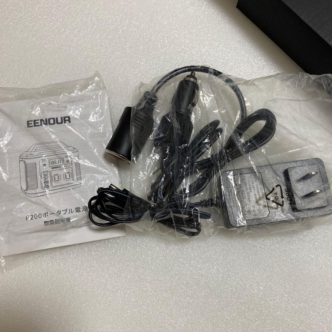 英*様 送料無料 EENOUR P200 ポータブル電源 200Wh 200