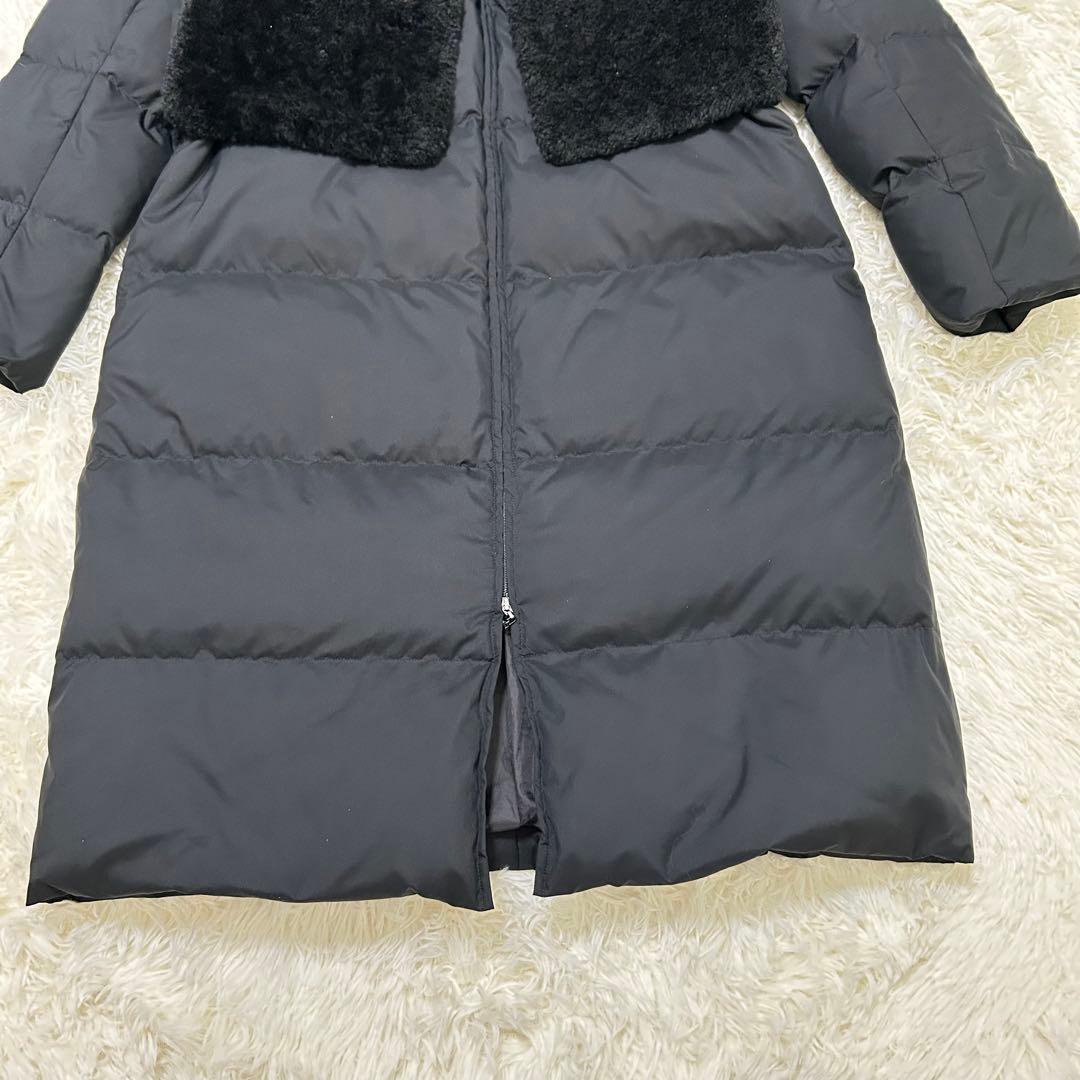 ヒロココシノ　2wayエコファーダウンコート　ブラック　Mサイズ　希少デザイン