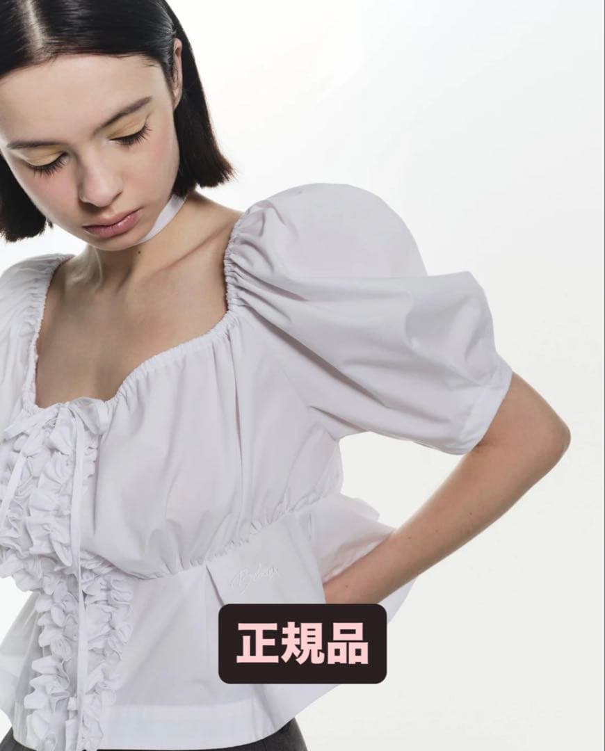 トップス Biby CYNTHIA CROPPED BLOUSE