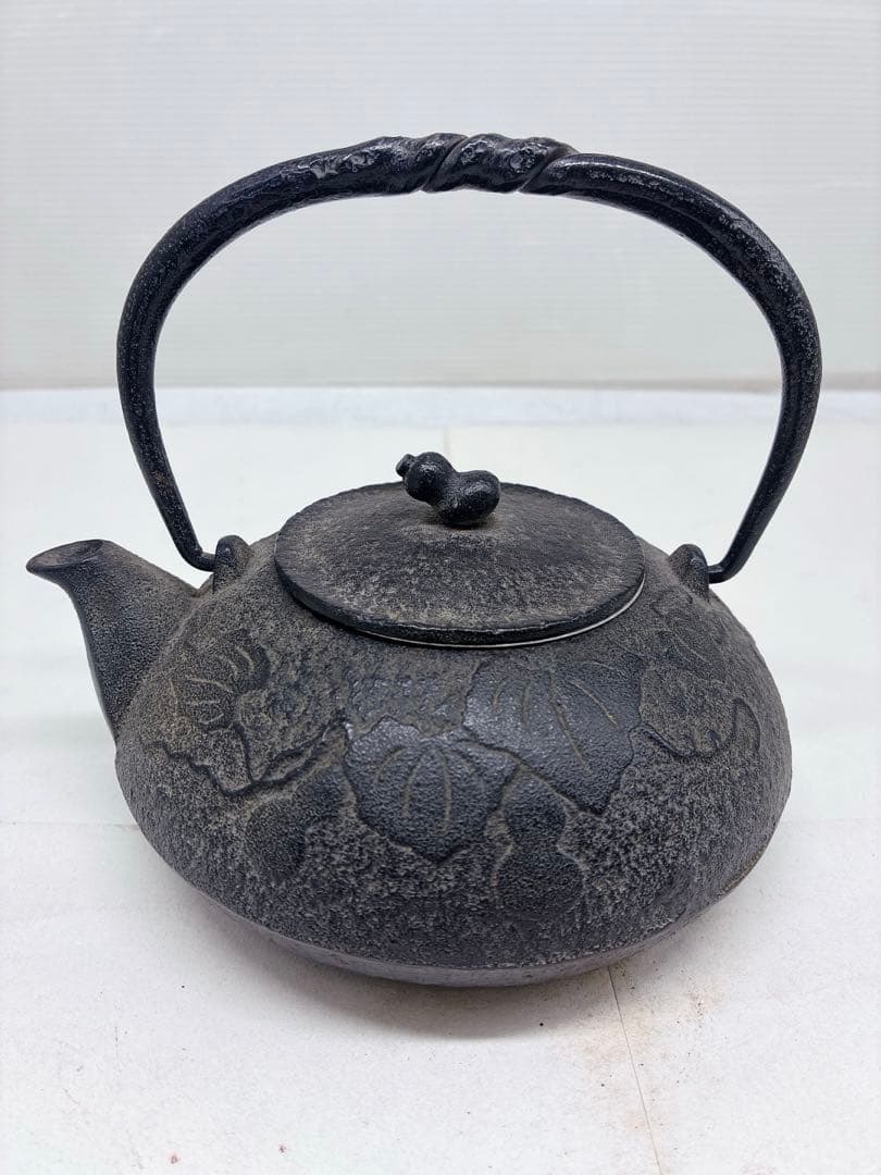 南部鉄器 瓢箪 ひさご鉄瓶 ホーロー急須 浮彫り瓢箪柄 伝統工芸品 コレクション