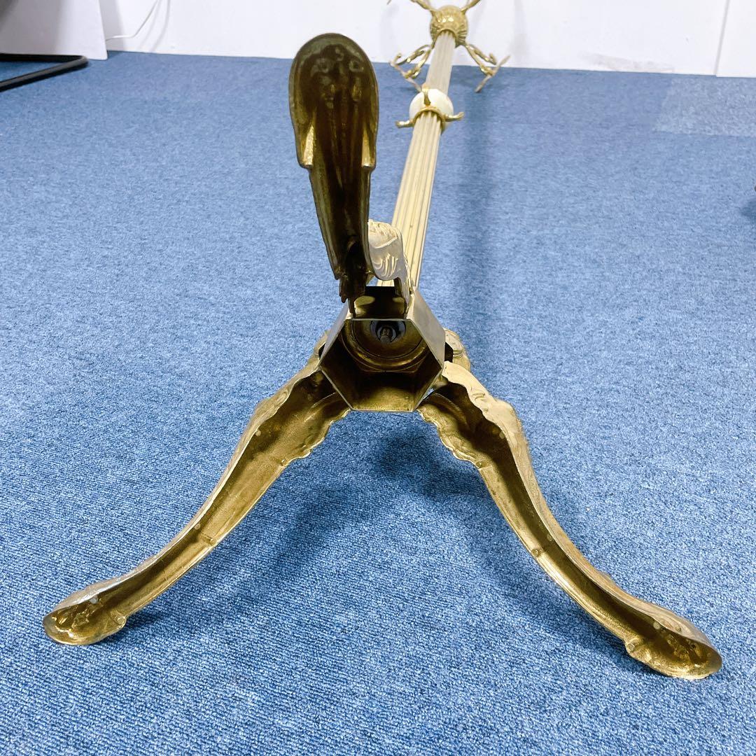 【hide様】大理石 真鍮コートハンガー イタリア製 ゴールド アンティーク