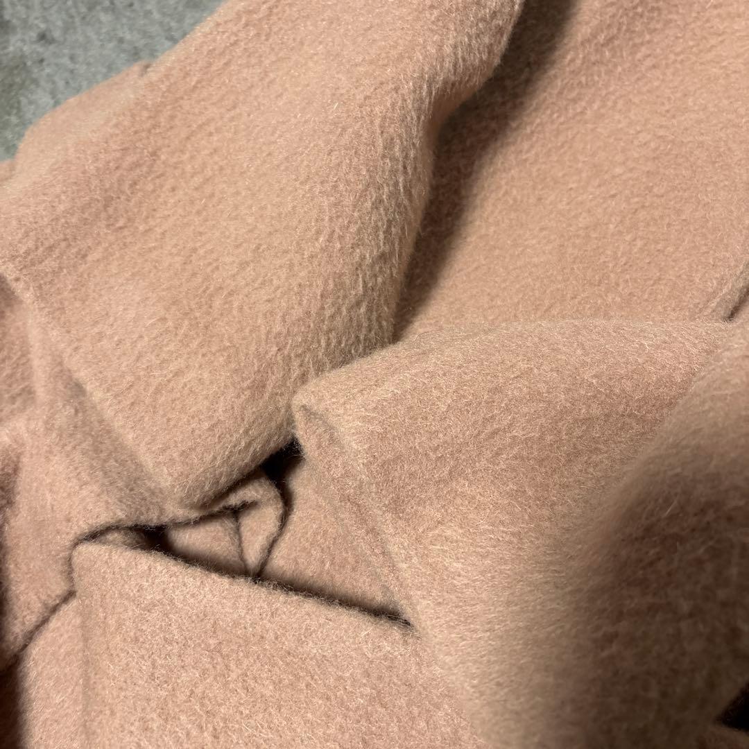 【美品】モヘアロングガウンコート、Whim Gazette大草直子コラボ腰ベルト