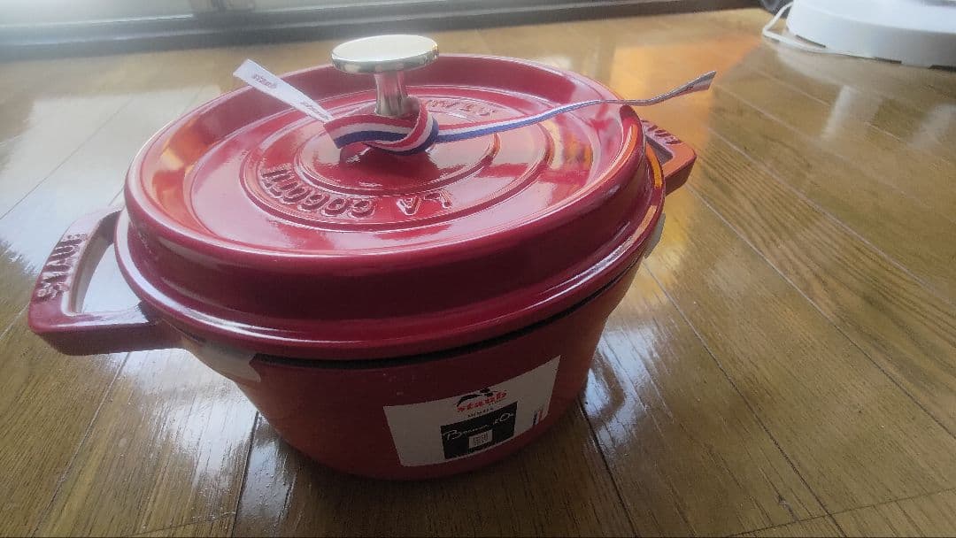 【新品未使用】STAUB ピコ ココット ラウンド 20cm チェリー