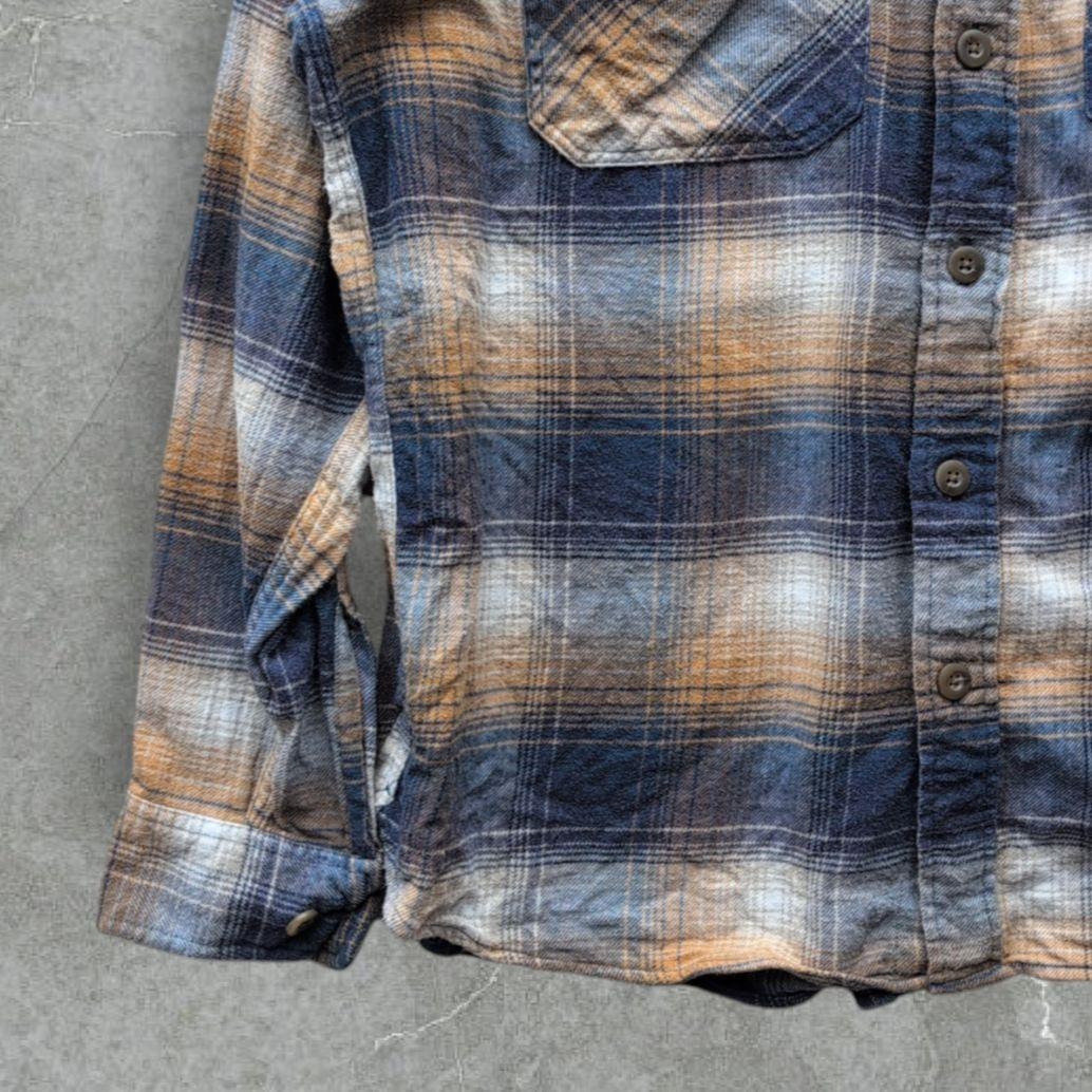 b*e様 ペンドルトン BORNSIDE チェック ネルシャツ ブルー系 Lサイ
