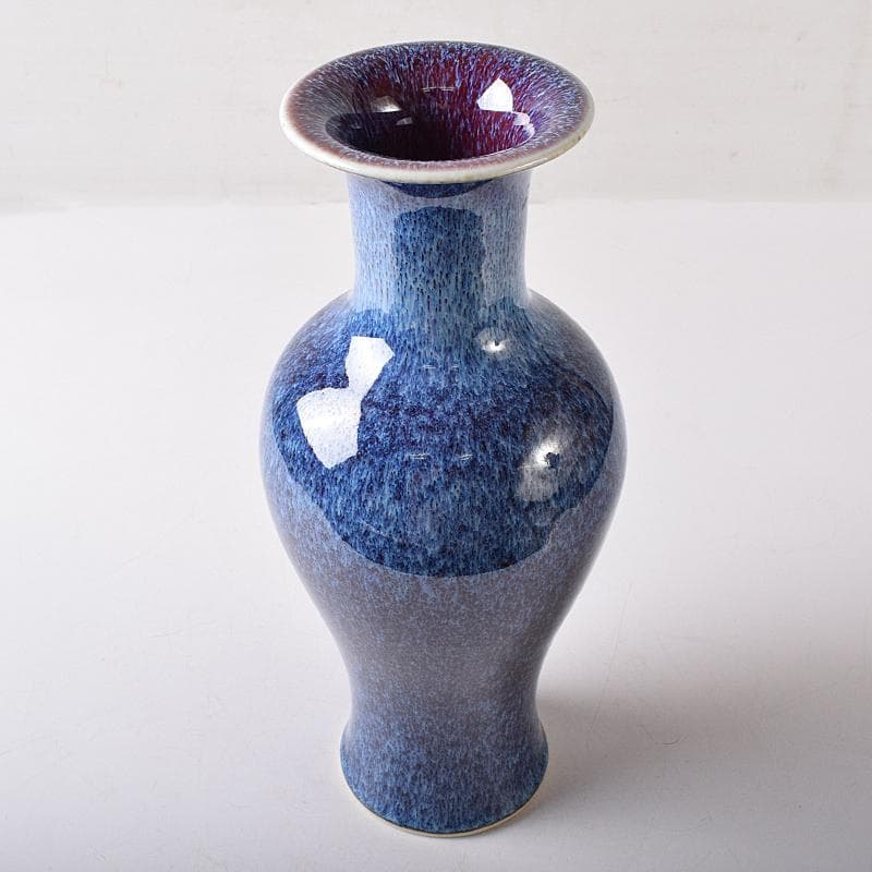 中国　大清康熙年製　海鼠釉瓶　M　R8741B