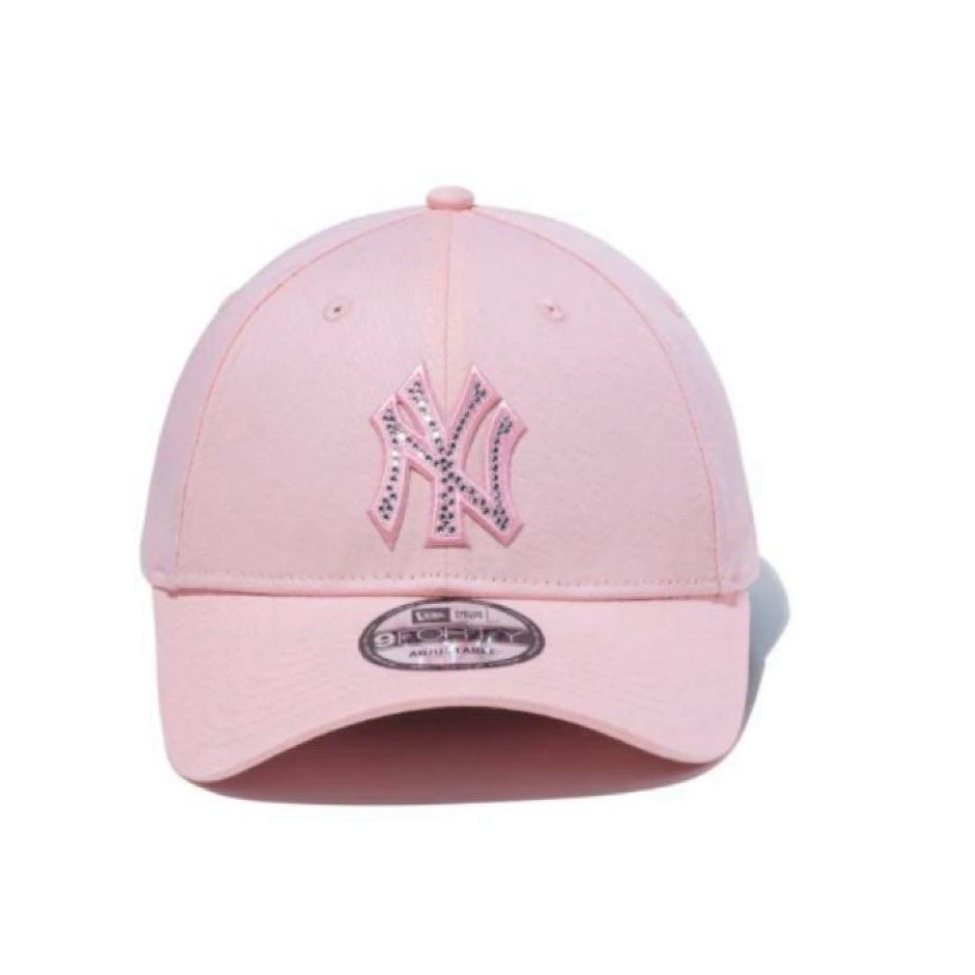 ニューエラ　ピンクレモネード　ラインストーン