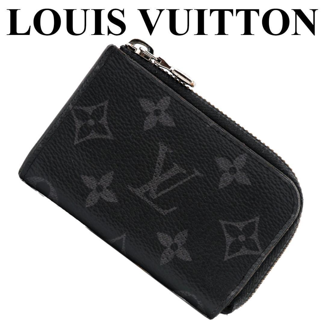 良品【ルイヴィトン】M63536 モノグラムエクリプス ポルトモネジュール