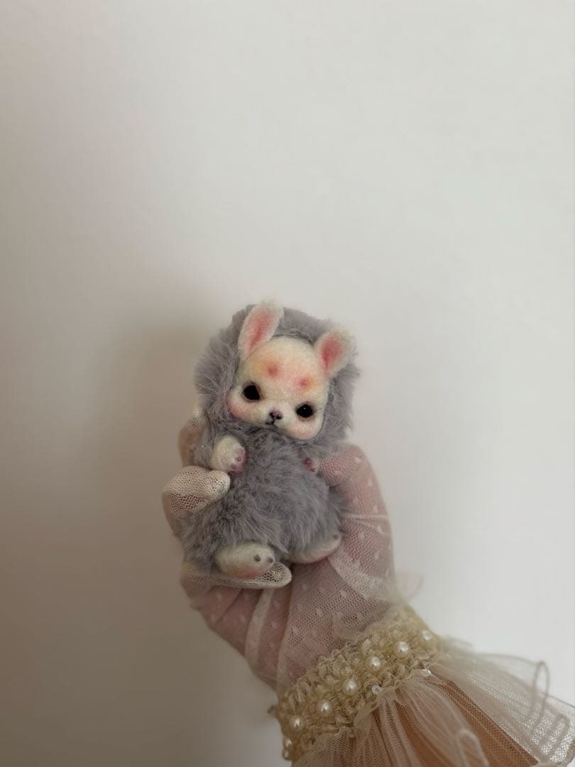 アートドール　No.56うさぎ幻獣　羊毛フェルト