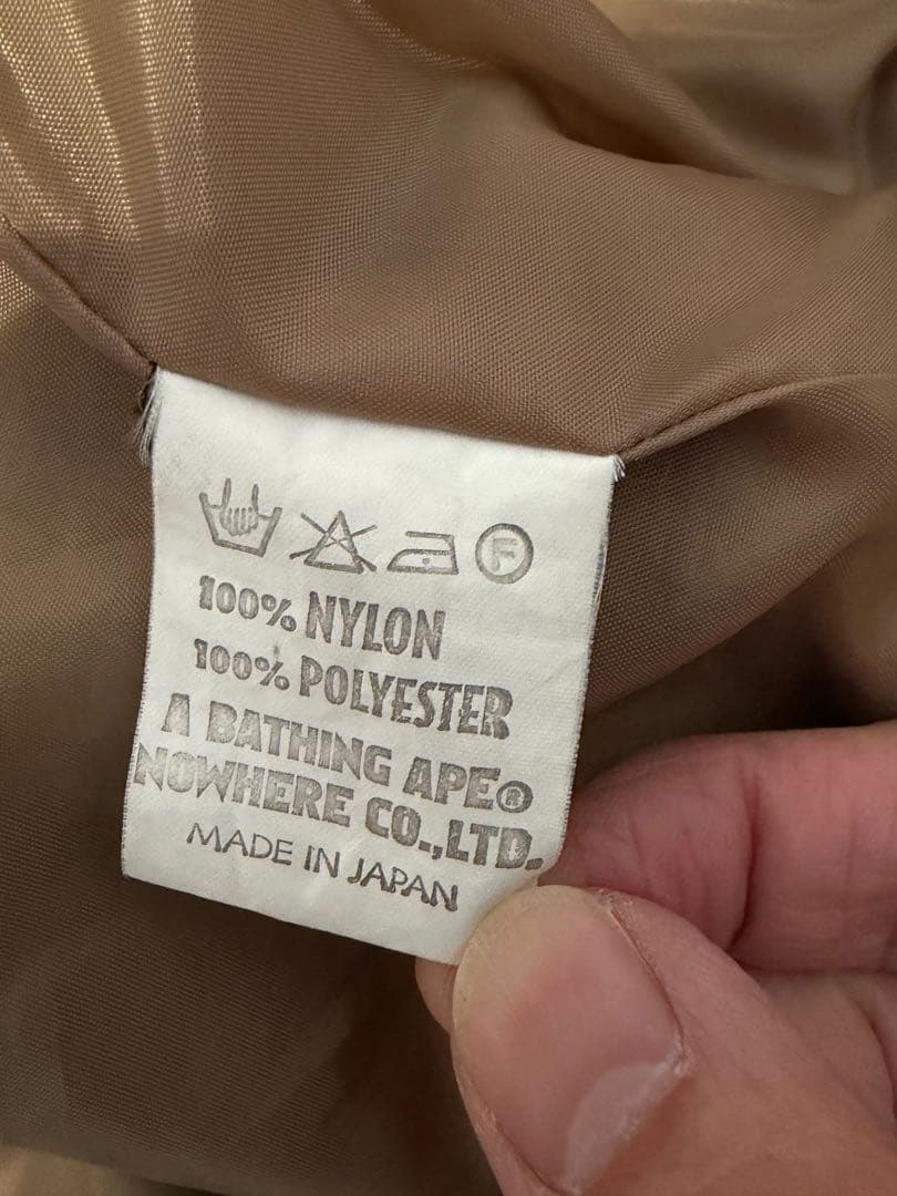 希少 90s A BATHING APE マウンテンパーカー 日本製 初期タグ