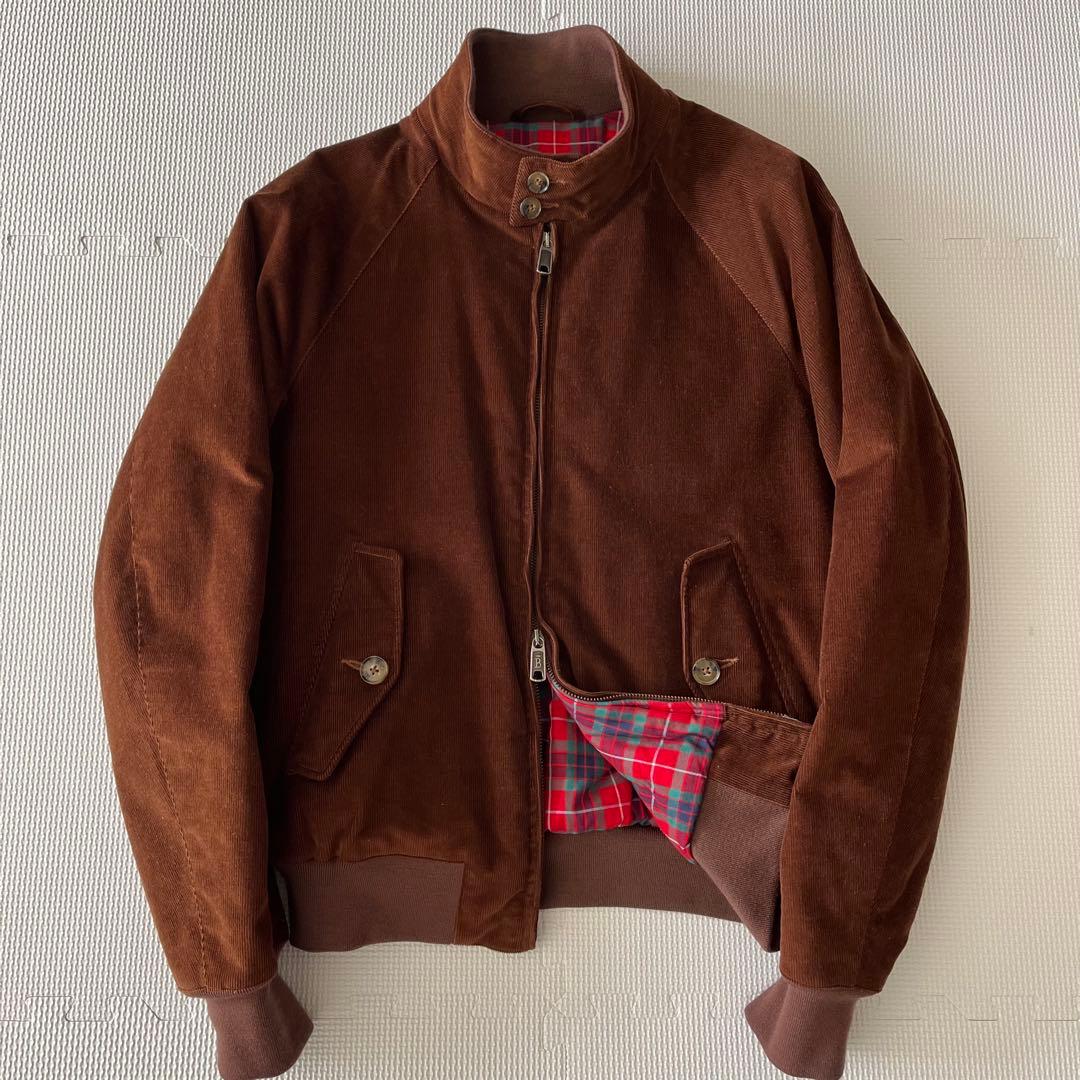 極美品 BARACUTA G9 コーデュロイ 38 ブラウン 中綿 サーモア
