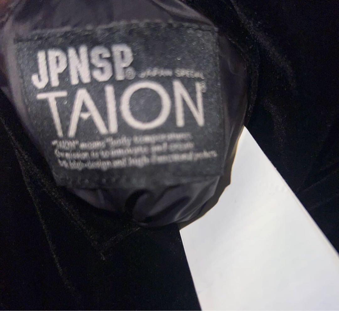 TAION/タイオン　リバーシブル スカジャン ダウンジャケット　ベロア