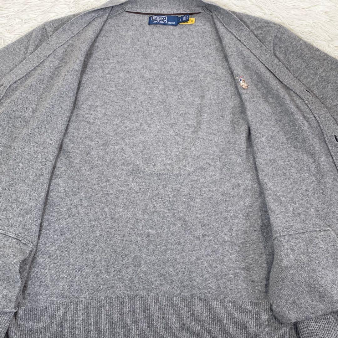 Polo by Ralph Lauren カーディガン L ニット　QR グレー