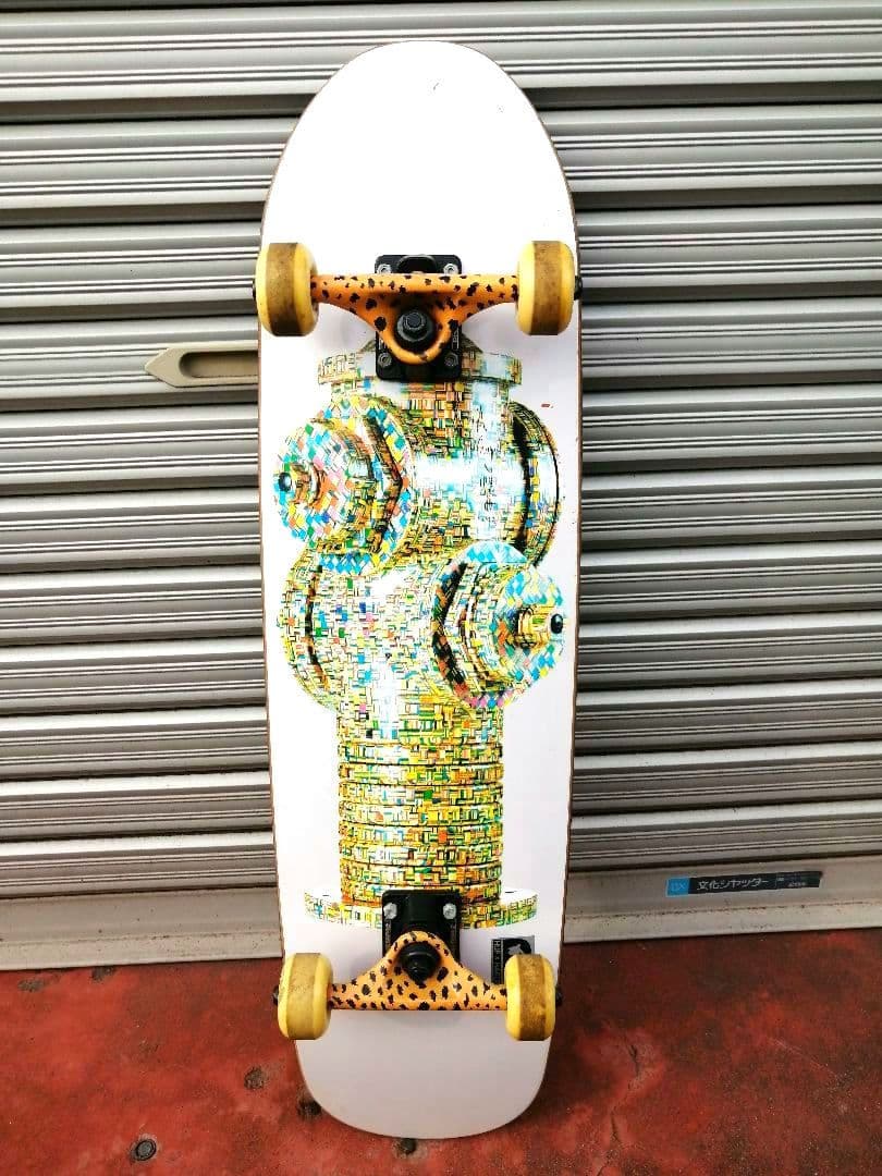 希少✨ REAL x HAROSHI x HUF コラボ / スケートボード