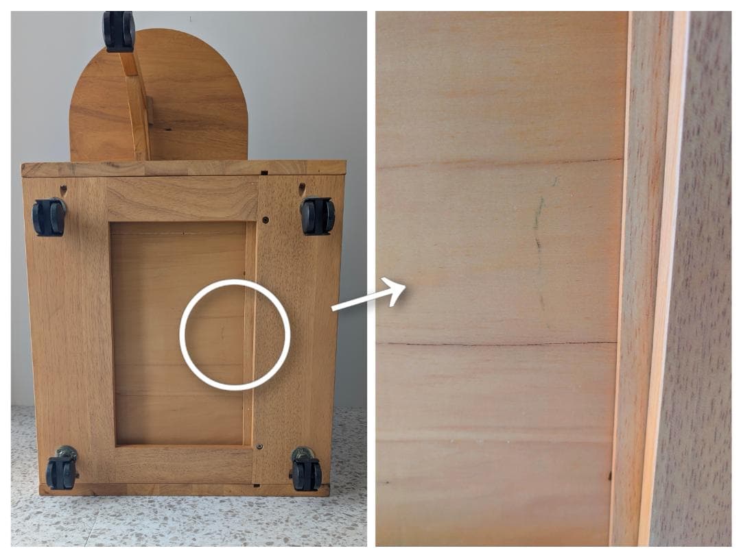 00s OLD エクステンション キャスター ワゴン バタフライ ローテーブル