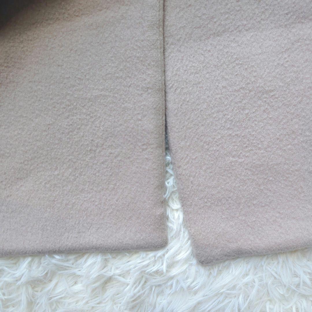 【Chloe】ドゥーズィエムクラス　ビーバーノーカラーロングコート